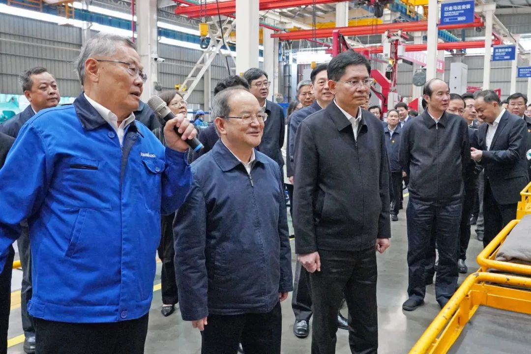 广西党政代表团考察山河智能