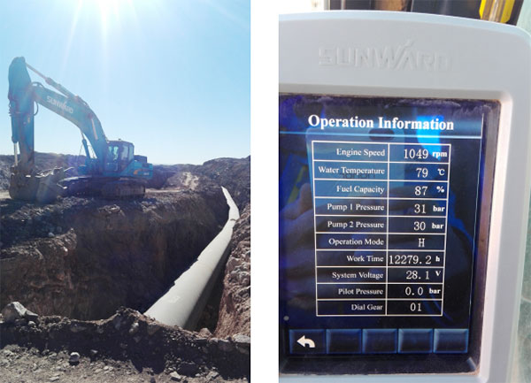 伊朗客户点赞山河智能全系列液压挖掘机