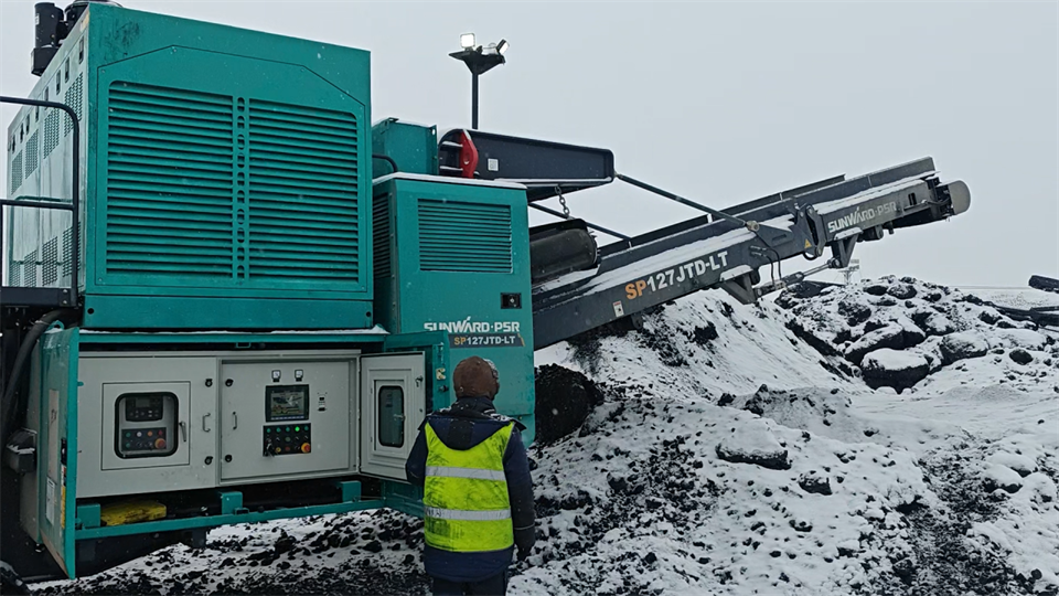 不惧-30℃极寒挑战，山河普石勒破碎筛分设备稳定运行！