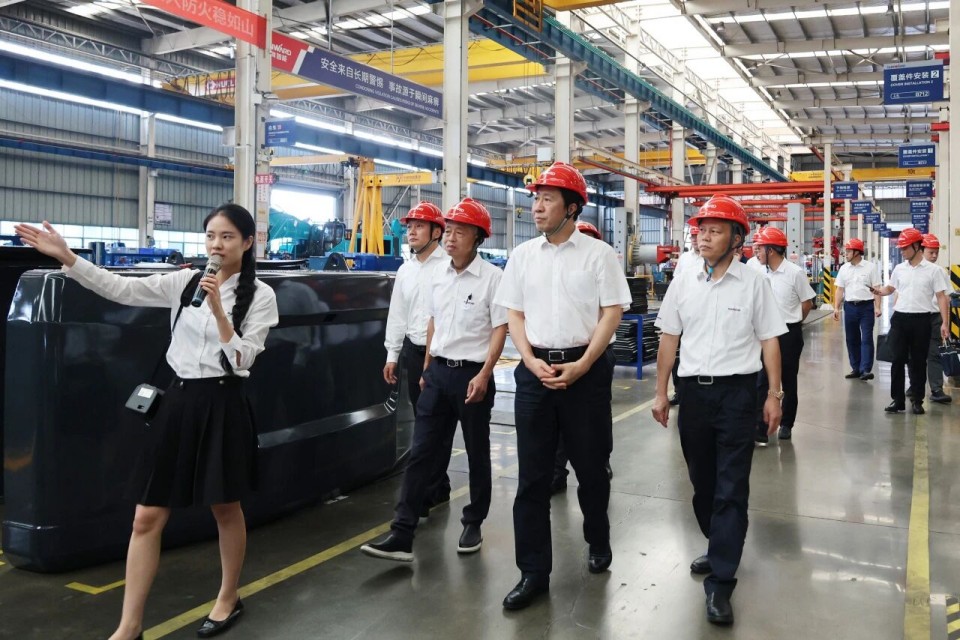 中国煤炭地质总局局长马刚到访山河智能，共谋绿色智能矿山装备发展新路径